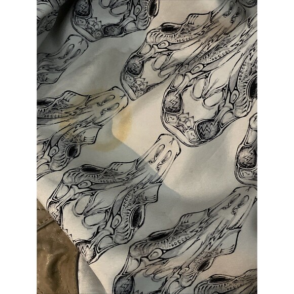 Thomas Wylde Magnet Closure Leather Shoulder Handbag Tote Tan Slouchy Flaws Read - Picture 13 of 16